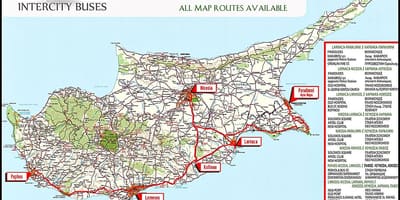 Cyprus basi ramani ya njia