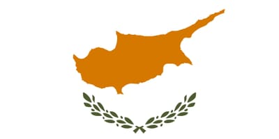 Ramani ya Cyprus bendera