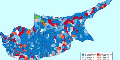 Ramani ya Cyprus kikabila