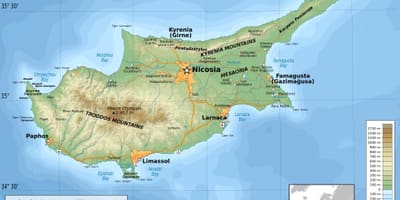 Cyprus jiografia ramani